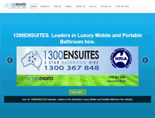 Tablet Screenshot of 1300ensuites.com.au